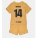Cheap Barcelona Memphis Depay #14 Away Football Kit Children 2022-23 Short Sleeve (+ pants)